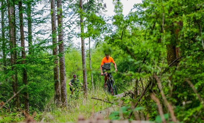 Our mountain bike course is suitable for all ages.